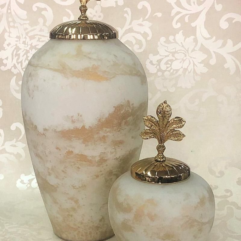 DECORATION JAR W/LID