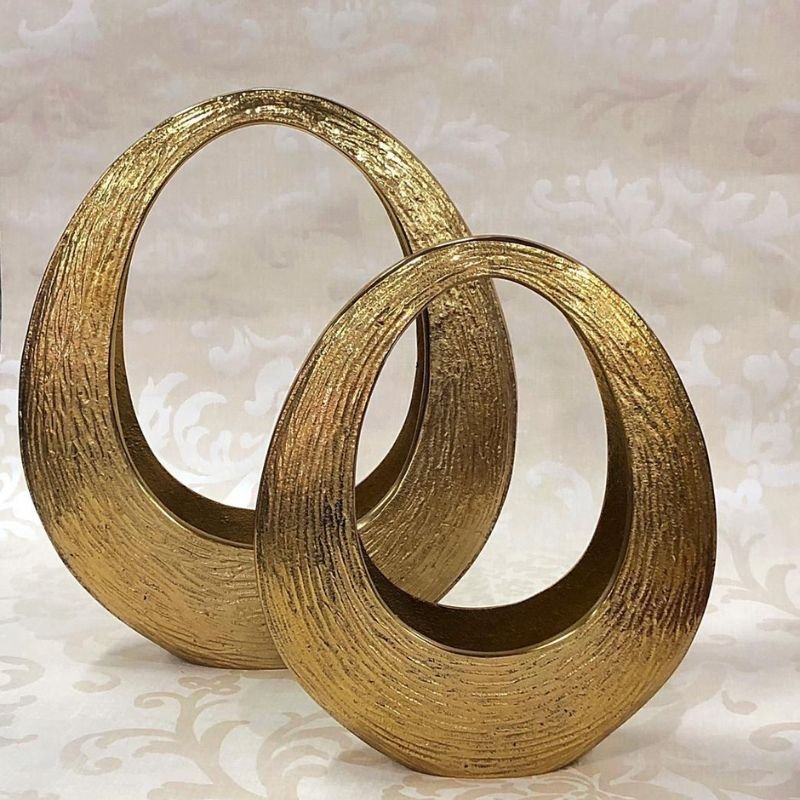 OVAL TEXTURED TABLE DÉCOR